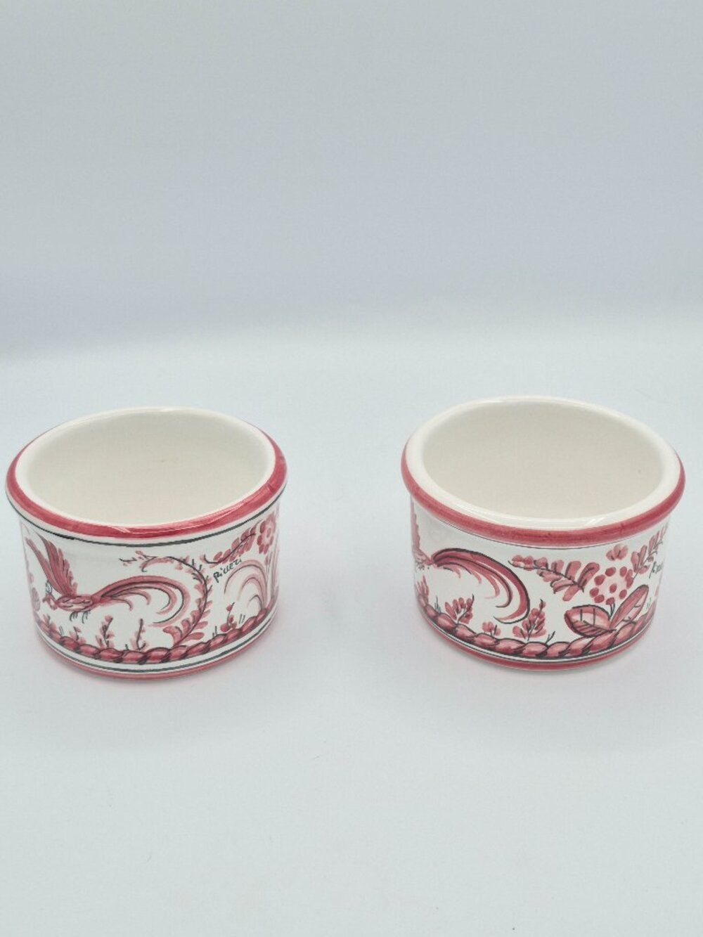 Italian Pottery Ramikins Florance Italy